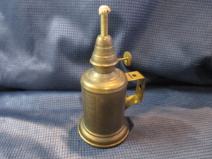 lot 28 image: Brass Gasoline Lamp