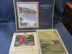 lot 46 image: 1942 Henning, 1942 Fox Home, 1963 Elbow Lake Calendars