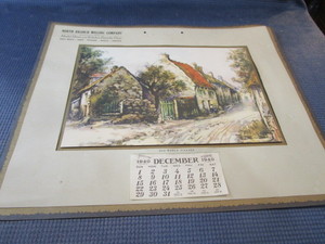 lot 58 image: 1940 Calendar North Branch Milling Co