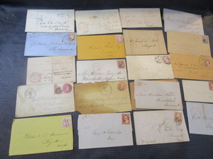 lot 68 image: 1830-1850s Correspondence, Antique Hand Written