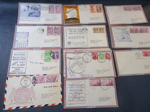 lot 79 image: 1937 First Day Covers, Air Mail, Dedications