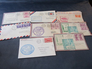 lot 80 image: 1st Day Cover Air Mail Letters 1939-41, 1946-47