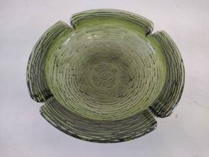 lot 26 image: Anchor Hocking Soreno Avocado Green Ashtray