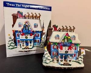 lot 102 image: Department 56 Twas The Night Before Christmas wOriginal Box
