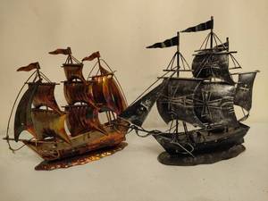 lot 49 image: Forged Metal Ships