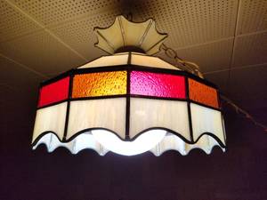 lot 54 image: Vintage Hanging Table Light