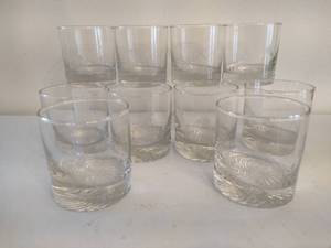 lot 65 image: Ten Johnnie Walker Striding Man Scotch Glasses