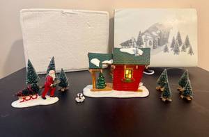 lot 113 image: Department 56 Nicks Tree Farm wOriginal Packaging