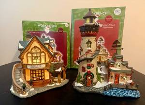 lot 119 image: Santas Workbench Potion & Pill Apothecary and Butlers Wharf Lighthouse wOriginal Boxes