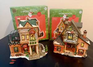 lot 120 image: Santas Workshop Classic Series The Terrace Tea Room and Antiques in Time wOriginal Boxes