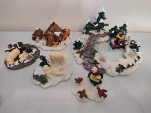 lot 243 image: Lot of OWell (Made in China) Holiday Figurines