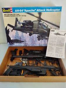 lot 262 image: Revell AH-64 Apache Attach Helicopter Model Kit
