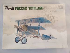lot 273 image: Revell Fokker Triplane Model Plane Kit