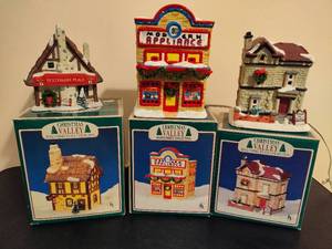 Christmas Valley Ceramic Lighted Houses