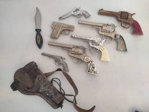 Assortment of Toy Guns & Accessories