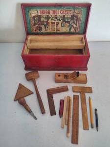 Wooden Union Tool Chest  Tools