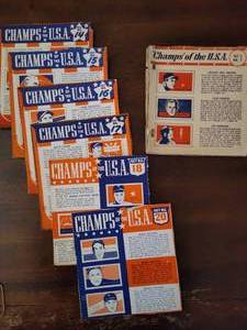 Champs of the USA Wheaties Cereal Box Panels