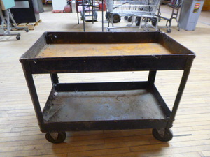 lot 130 image: Metal Utility Cart