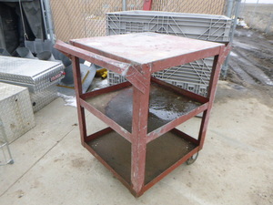 lot 144 image: Metal Utility Cart