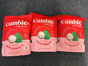 lot 8 image: 3 Bags Of Cambie Hard Candy Peppermints