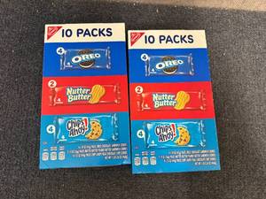 lot 140 image: 2 X 10Ct Packs Of Nabisco Snacks