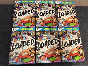 lot 185 image: 6 Boxes Of Cinnamon Toast Crunch Loaded Cereal