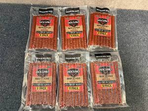 lot 197 image: 6 Bags Of Jack Links Beef Sticks
