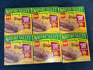 lot 208 image: 6 Boxes Of Nature Valley Cinnamon Almond Butter Bars