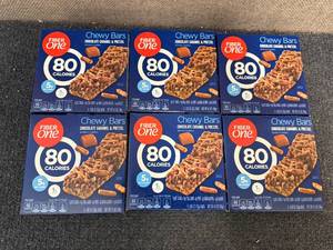 lot 211 image: 6 Boxes Of Fiber One Chocolate Carmel & Pretzel Bars