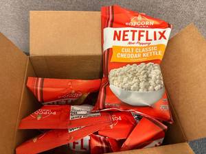 lot 128 image: Netflix Cheddar And Kettle