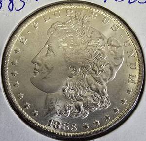 lot 3 image: 1883-O  Morgan Silver Dollar MS65