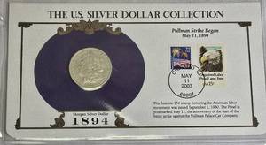 lot 52 image: 1894-O Morgan Silver Dollar Collector Series in Sleeve.