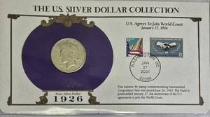 lot 58 image: 1926-S Peace Silver Dollar Collectors Series in Sleeve