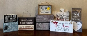 LR - Wood Signs - Inspirational Quotes