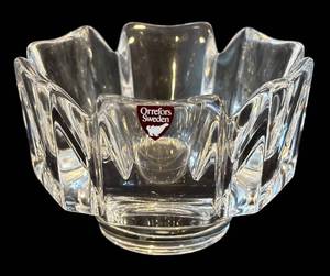 C2 - Orrefors Corona Crystal Bowl, Sweden