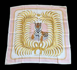 MB - Herms Tiger Royal Silk Scarf - Designed by Christiane Vauzelles