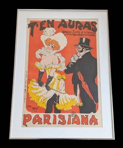 MB - Parisiana Ten Auras Vintage Framed Poster