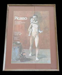MB - Picasso Framed Museum Exhibit Print - Grand Palais 12 Oct 1979 - 7 Jan 1980
