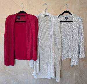 MB - EILEEN FISHER Cardigans (Lot of 3) - M, L, XL