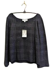 MB - St. John Evening Black Knit Sweater - Size M