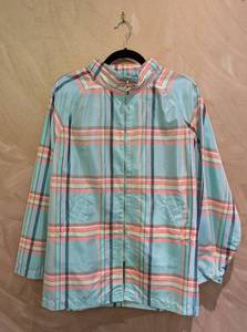 MB - St John Sport by Marie Gray Plaid Jacket - Large (L) Made in Italy