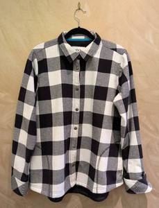 MB - Orvis Classic Collection Buffalo Plaid Fleece-Lined Flannel Shirt Jacket XL