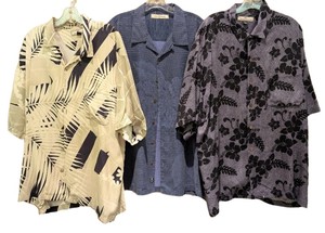 MB - Tommy Bahama Shirts XL - Assorted Tropical Prints (Lot of 3)