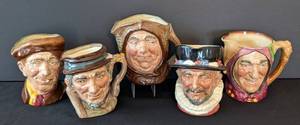 MB - Royal Doulton Character Mugs (Lot of 5)