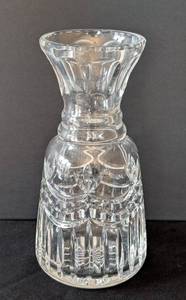 MB - Vintage Crystal Bedside Carafe, Faceted Cut Pattern
