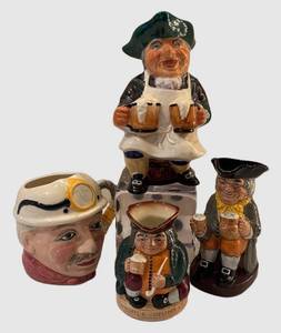 C7 - Royal Doulton and Staffordshire Toby Mugs