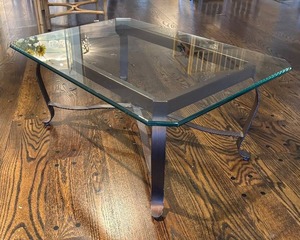 LR - Classy Glass Top Coffee Table