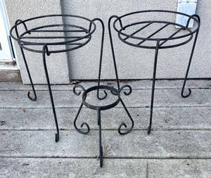 BY - Plant Stands Set of 3 - Iron