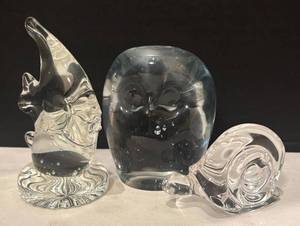 DR - Fish, Owl & Snail Figurines