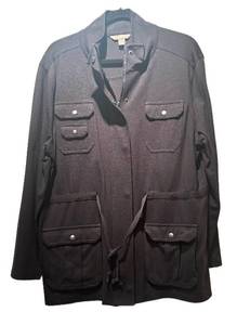 CC - Tommy Bahama Field Jacket - Mens XL Black Utility with Pockets